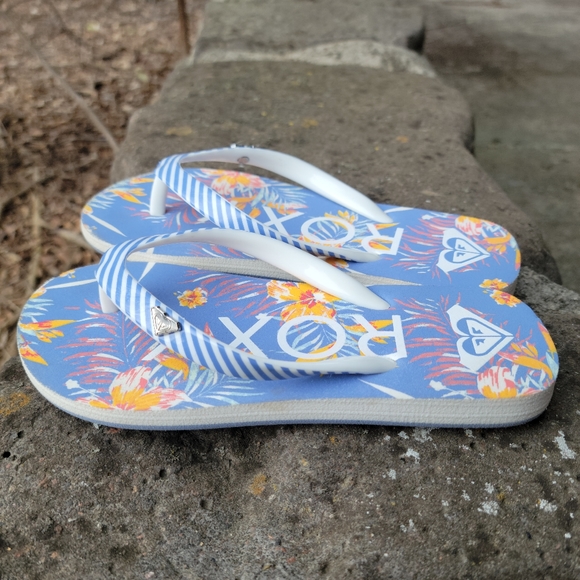 Roxy Girl's Pebbles Flip Flop Sandals 9 / 10 - Picture 5 of 7